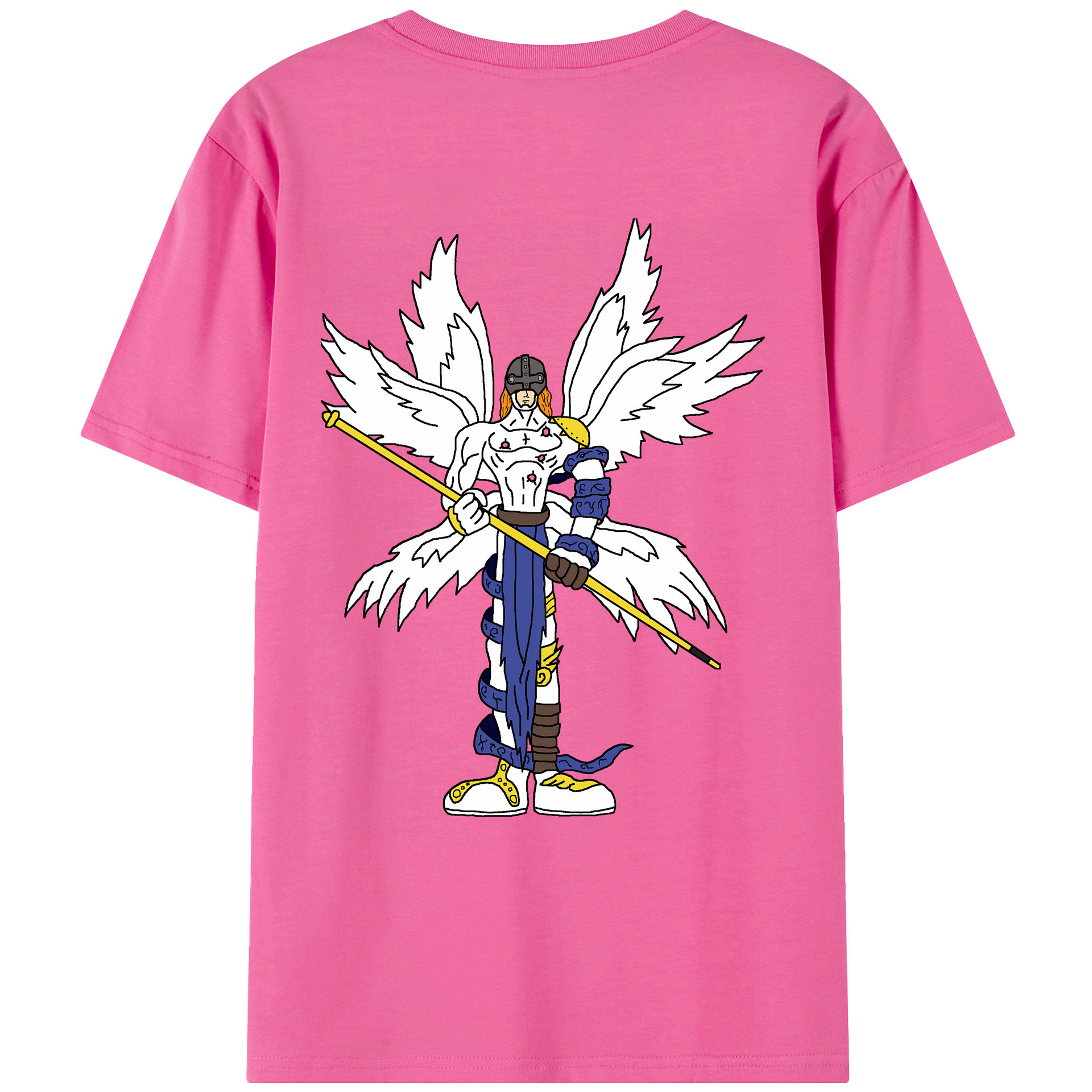 （画像用） Digimon デジタルモンスター/デジモン レディース半袖Tシャツ(バックプリント)